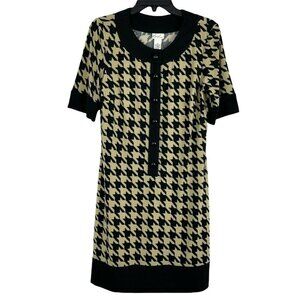 Kim Rogers Women Short Sleeve Crew Neck Stretch Dress Size 8